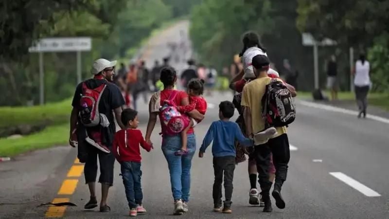 menores migrantes cruzaron Honduras