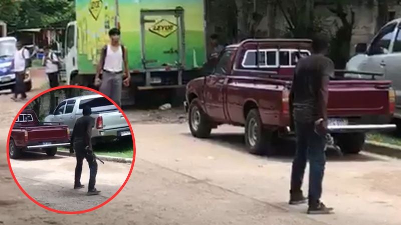 Hombre amenaza estudiante machete Juticalpa