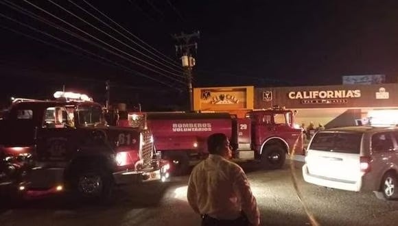 Incendio en bar