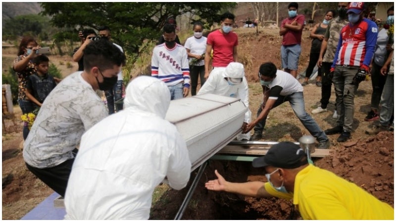 Reportan 5 nuevas muertes por COVID-19 en Honduras