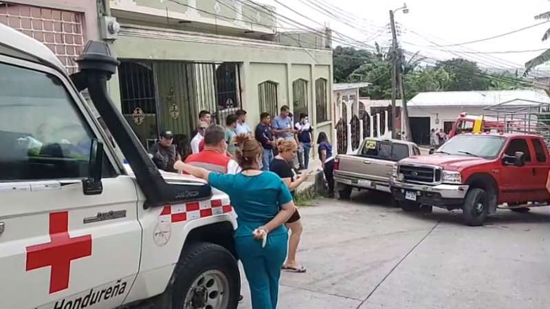 Hombre aplastado por carro en Copán