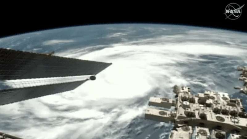 Huracán Idalia desde el espacio
