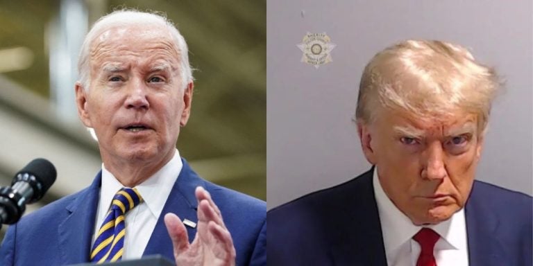 «Un tipo guapo»: Biden lanza cumplido a Trump por su foto de arrestado