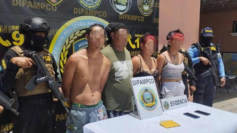 Prisión miembros M-1 extorsión