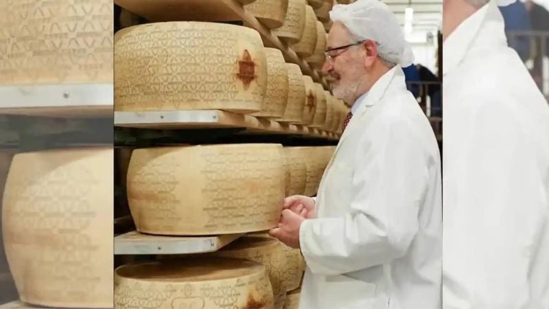 Muere empresario italiano aplastado por 25,000 ruedas de queso