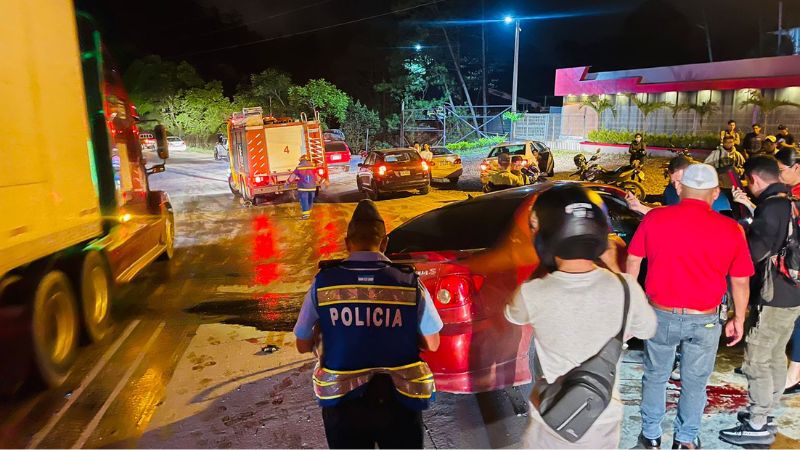 Accidente en Santa Rosa Copán 