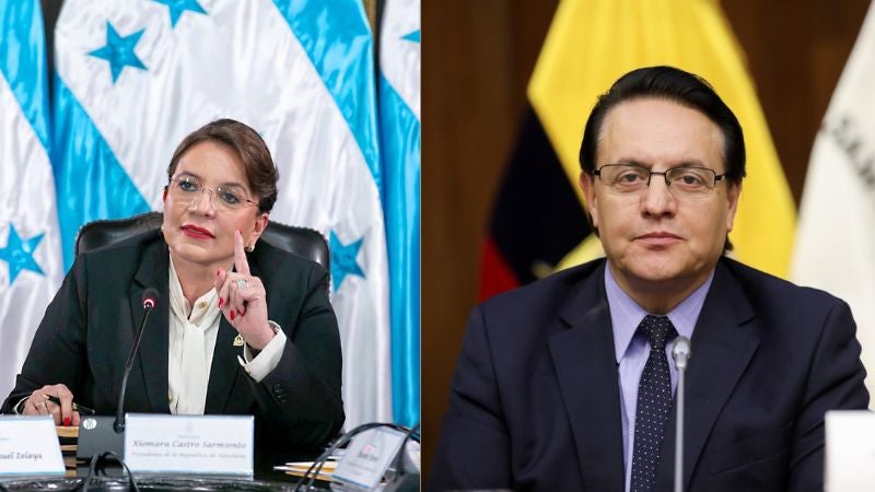 Xiomara Castro muerte candidato Ecuador