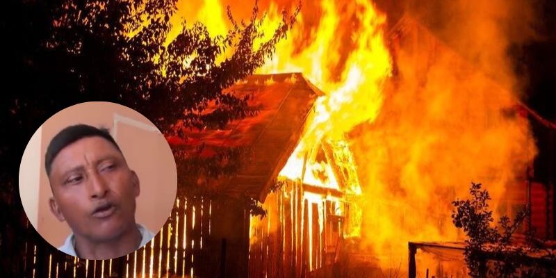 Hondureño denuncia que por riña entre familia le quemaron su vivienda