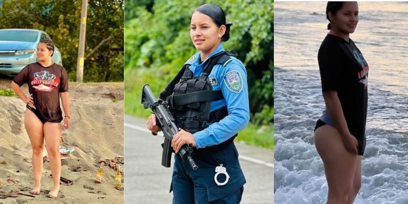Policía hondureña roba corazones en redes sociales