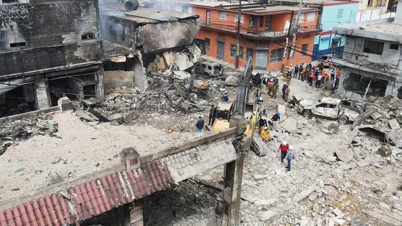 Explosión en Dominicana deja 11 muertos, 10 desaparecidos y 59 heridos