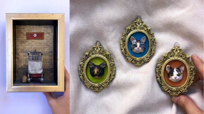 hondureña crea esculturas en miniatura