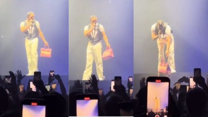 Drake regala bolso de $34,000 a una fan un en Los Ángeles, EEUU