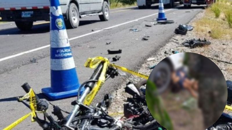 Fallece niño de 15 años al impactar con un camión en Atlántida