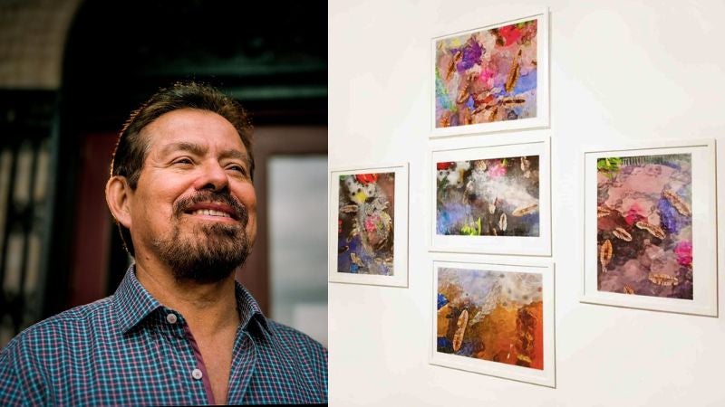 pintor hondureño expone obras