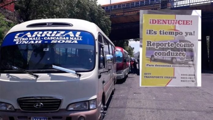 teléfonos para reportar a conductores