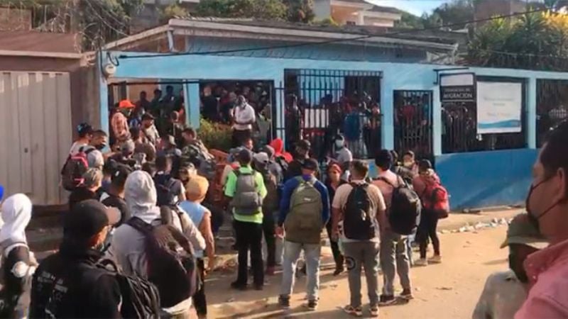 Muere cubano en medio de presencia masiva de migrantes en Danlí