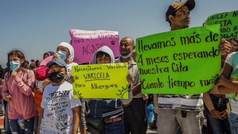 La varicela azota a los migrantes en la frontera de México y EEUU
