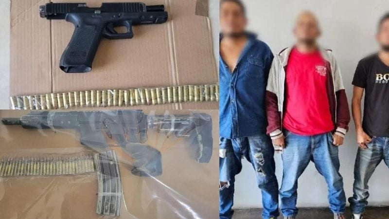 Capturan a “Los Salgados” con armas, dinero y drogas en Guaimaca