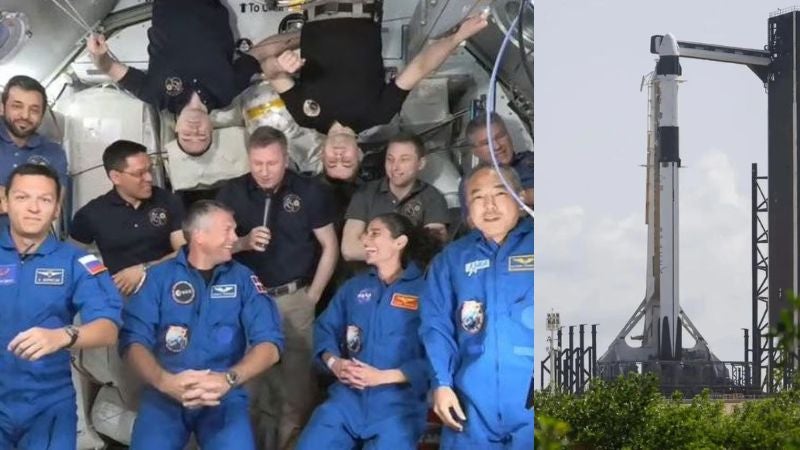 Astronautas de la NASA y SpaceX llegan a la Estación Espacial Internacional