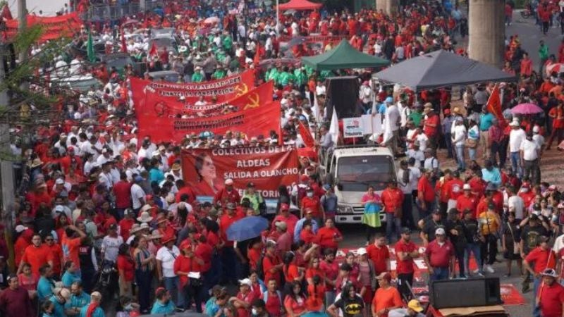 Conozca el recorrido de la movilizalación de Libre para mañana martes