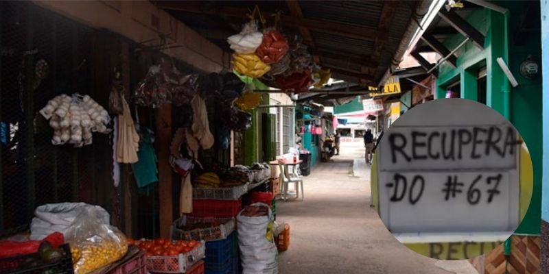 Vendedores denuncian robo de sus locales en el mercado “Perisur”