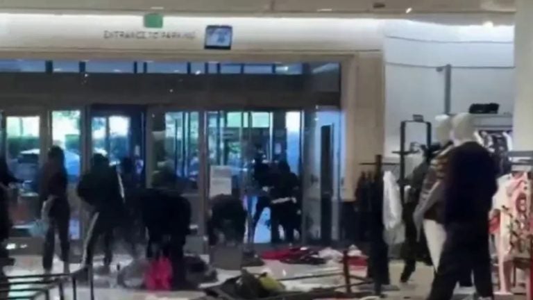 Unas 50 personas roban un centro comercial en Los Ángeles, EEUU