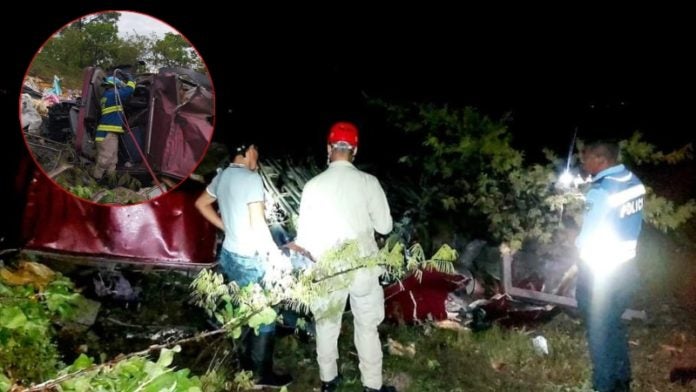 mueren dos personas accidente vial La Cuesta La Virgen