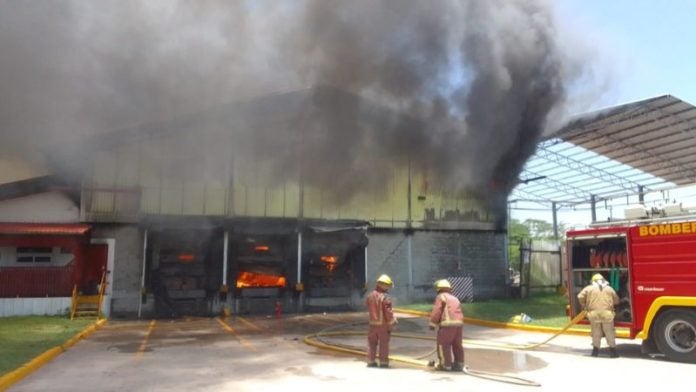 Incendio cartonera Potrerillo