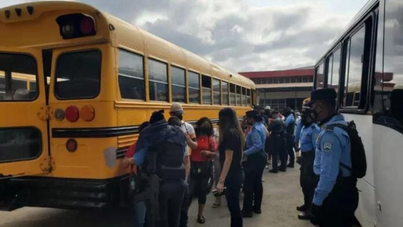 Migrantes viajan gratis
