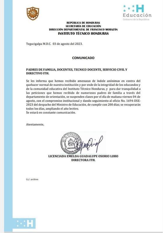 Instituto Técnico Honduras