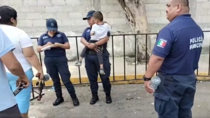 niño hondureño abandonado México