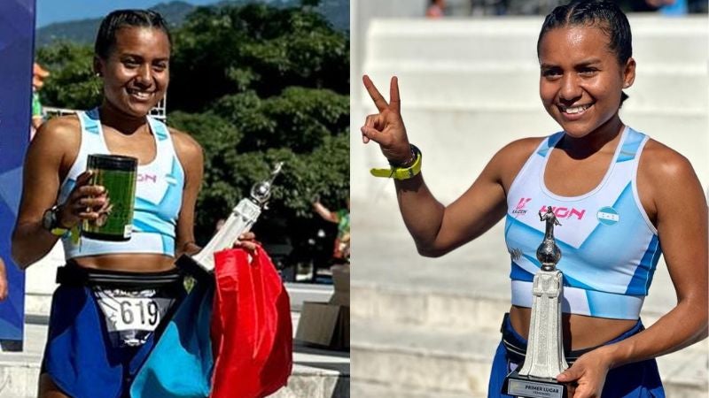 hondureña bate récord en maratón