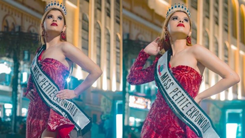 Joven hondureña gana la corona del Miss Petite Expoworld 2023