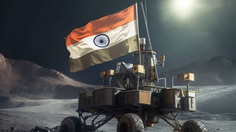 La India aterriza la Luna