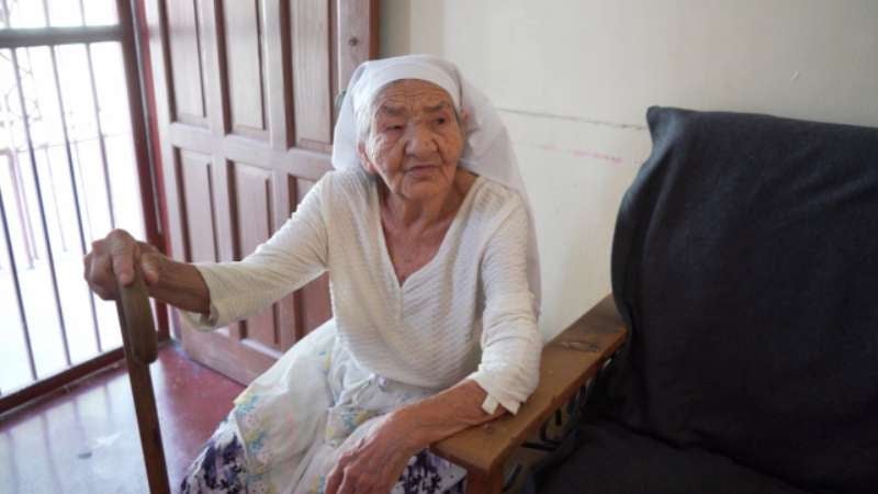 Migrante de 103 años