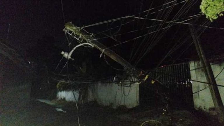 Pobladores de Armenta sin electricidad