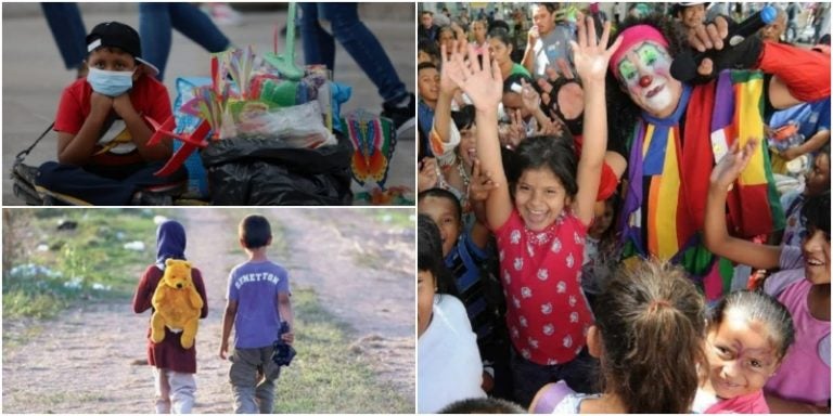 Niños hondureños celebran su día afrontando diversas adversidades