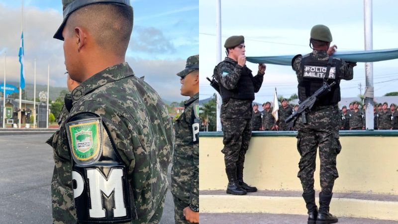 Video | Militares cantan el Himno Nacional en misquito en el Día de la Bandera