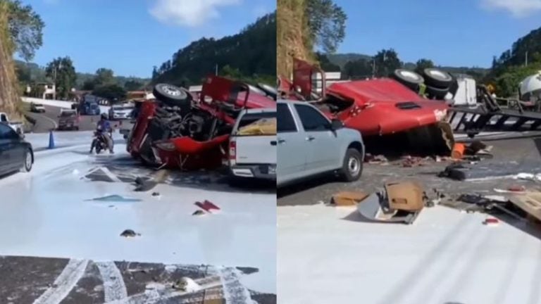 Accidente en la CA-5