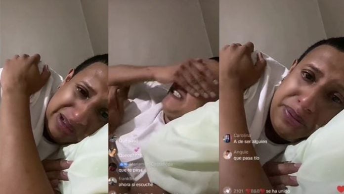 El masiso rompe en llanto en un live de Tiktok