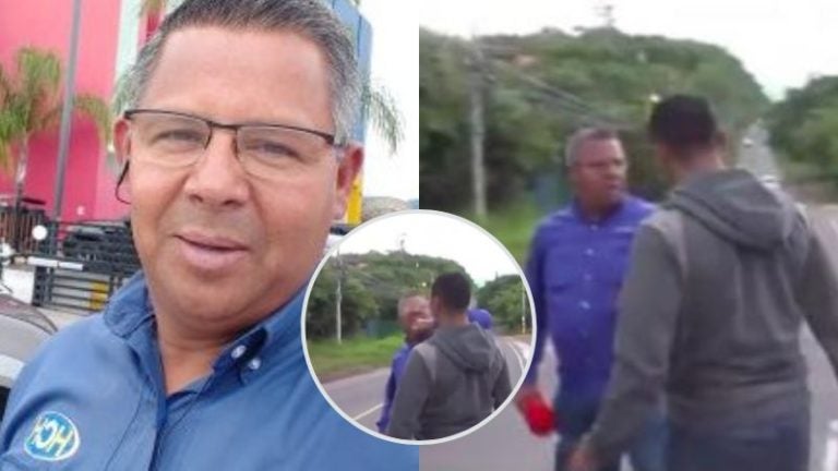 Nelson Sorto pelea con ciudadano