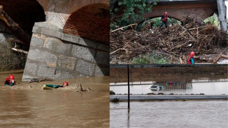 dos muertos y tres desaparecidos por lluvias en España