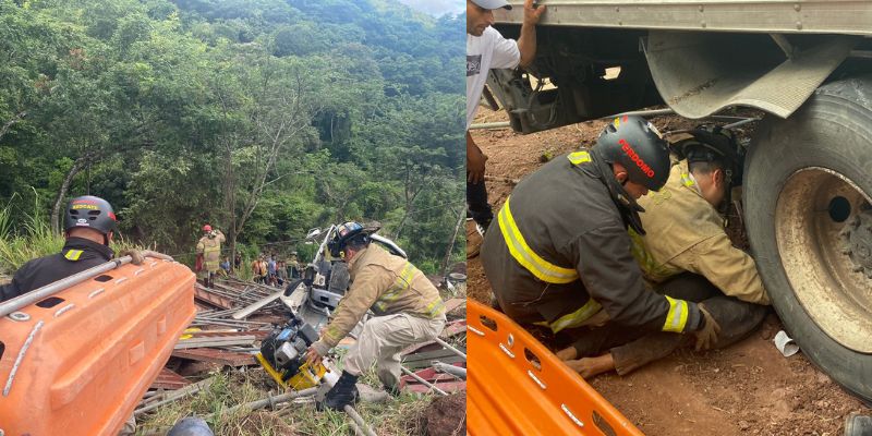 Un muerto y cinco heridos deja accidente vial en Veracruz, Copán