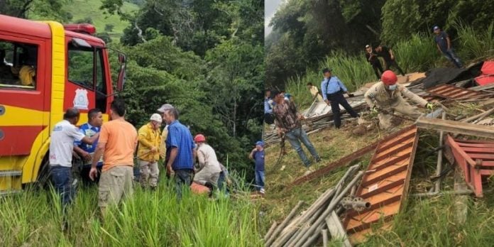 Un muerto y cinco heridos deja accidente vial en Veracruz, Copán