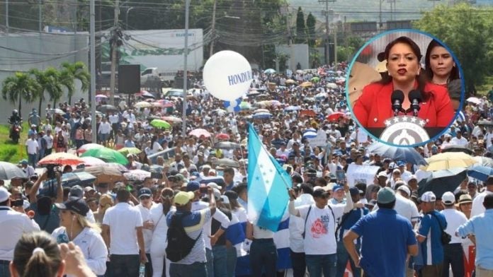 Tomados de la mano, Xiomara Castro y 