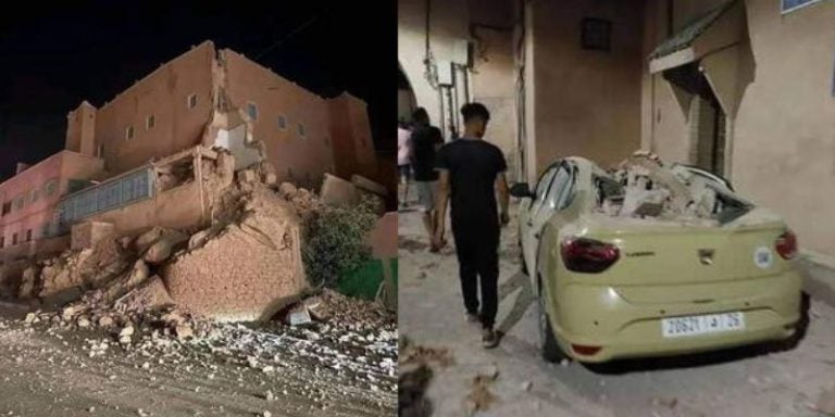 Unos 296 muertos y 153 heridos por terremoto en Marruecos