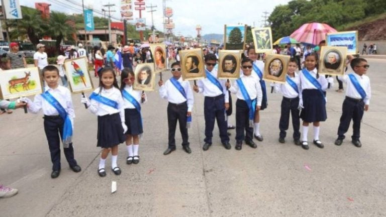 Escuelas primarias de Tegucigalpa se preparan para desfilar mañana