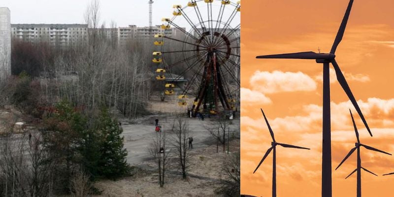 Alemania construiría central eólica en zona de exclusión de Chernóbil