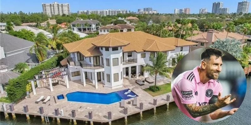 Messi compra lujosa mansión valorada en $11 millones en Miami