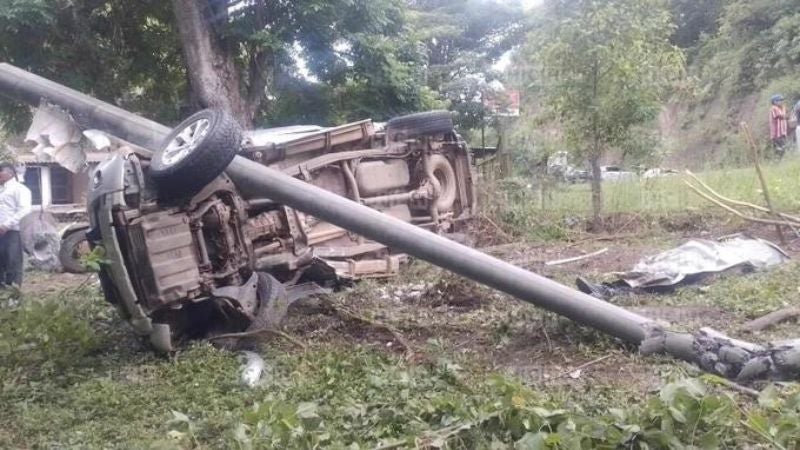 Accidente en Talanga